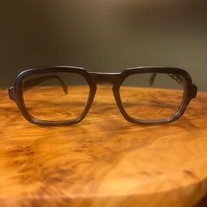 Vintage Rodenstock Vico Eyeglasses Dark Tortoise Brown Rectangular Frame Germany